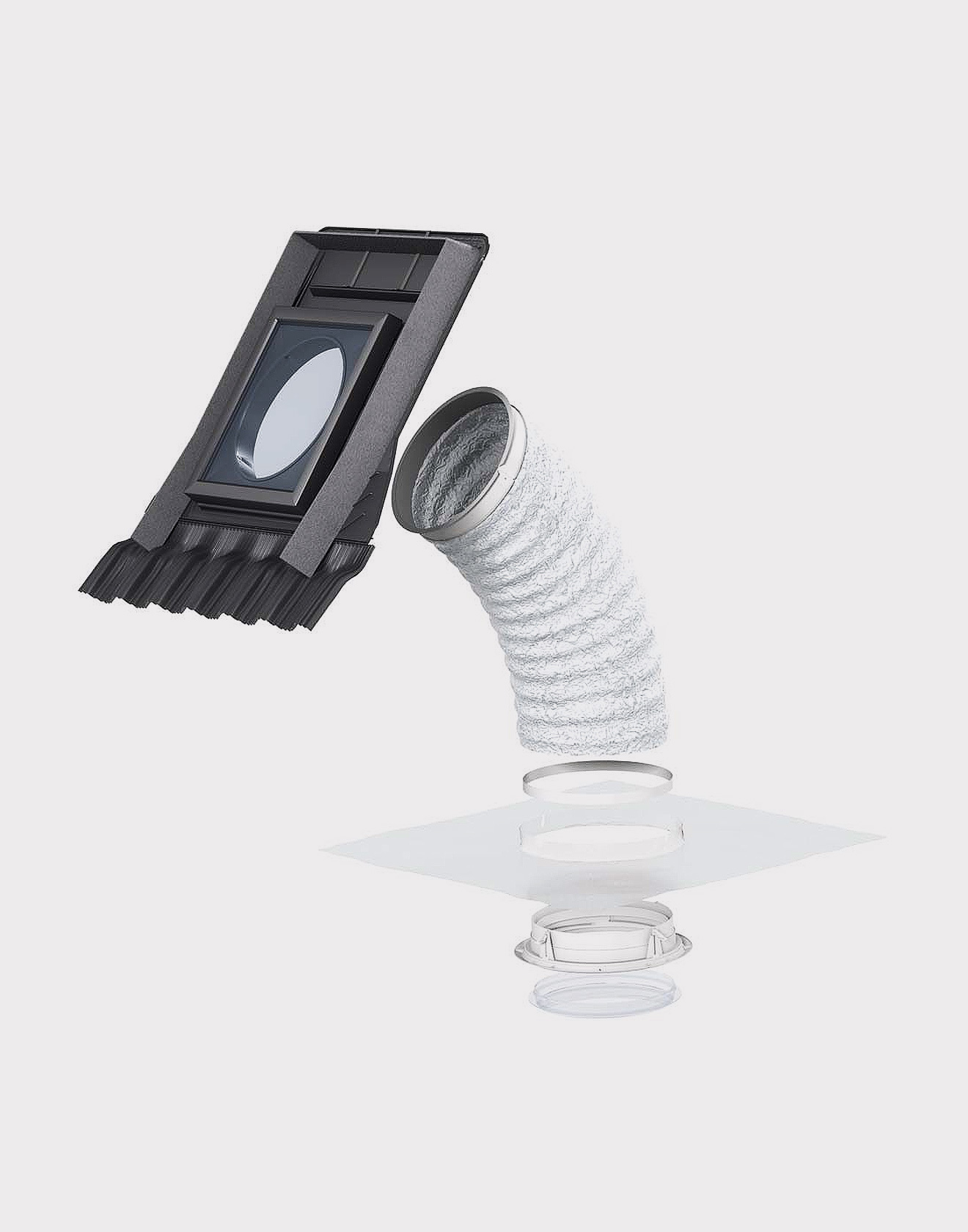 TWF OK14 (350mm Flexible Sun Tunnel, Pitched Roof)