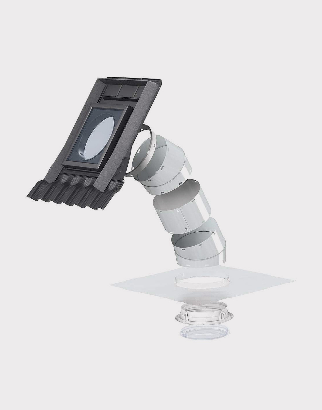 TWR 0K14 (350mm Rigid Sun Tunnel, Pitched Roof)